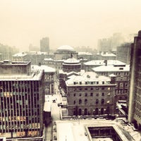 Photo taken at East Campus Residence Hall - Columbia University by Rachel S. on 2/8/2013