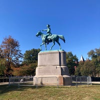 Photo taken at Nathanael Greene Statue by Dylan S. on 10/22/2022