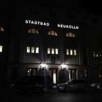 Photo taken at Stadtbad Neukölln by Alex Z. on 10/19/2018