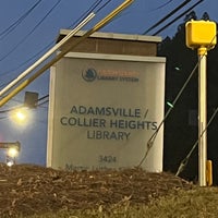 Photo taken at Adamsville-Collier Heights Library by Bruce W. on 12/2/2023