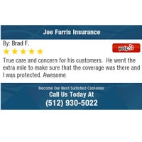 รูปภาพถ่ายที่ Joe Farris Insurance โดย Joe Farris Insurance เมื่อ 6/15/2018