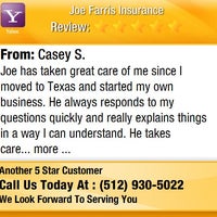 รูปภาพถ่ายที่ Joe Farris Insurance โดย Joe Farris Insurance เมื่อ 8/31/2015