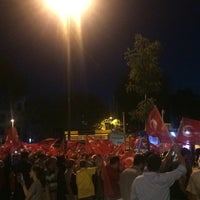 Photo taken at Neyzen Tevfik Meydanı by Ümit Ömer İ. on 7/19/2016