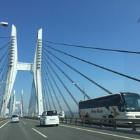 Photo taken at Seto-Ohashi Bridge by A Dme on 3/28/2015