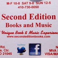 Photo taken at Second Edition Books and Music by Marc C. on 5/11/2013