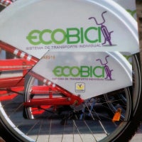 Photo taken at Ecobici 85 by Maurizio P. on 9/2/2013