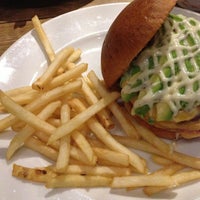 Photo taken at Gono burger &amp;amp; grill by Sakura O. on 3/16/2013