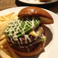 Photo taken at Gono burger &amp;amp; grill by Sakura O. on 2/23/2013