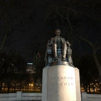 Photo taken at North President&amp;#39;s Court (Abraham Lincoln Statue) by Robert T. on 12/4/2017