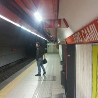 Photo taken at Metro Furio Camillo (MA) by Guido Giacomo C. on 4/23/2013