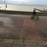 Photo taken at Chalkwell Beach by Sarah G. on 1/10/2016
