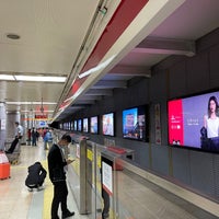 Photo taken at Xidan Metro Station by James M. on 10/8/2021