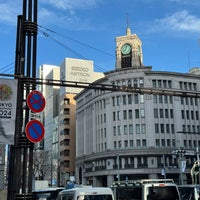 Photo taken at Ginza 4 Intersection by Daiki S. on 2/15/2024