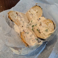 Photo taken at Knead Bagels by Adrian A. on 10/6/2019