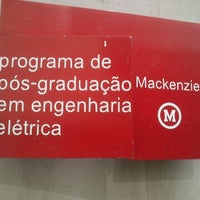 Photo taken at PPGEE Mackenzie - Programa de Pós-Graduação em Engenharia Elétrica - Mestrado e Doutorado em Engenharia da Computação e Engenharia de Telecomunicações by André D. on 9/29/2012