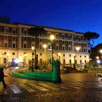 Photo taken at Piazza del Viminale by Edwin K. on 4/13/2013