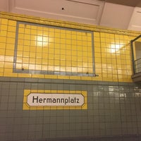 Photo taken at H U Hermannplatz / Karl-Marx-Straße by Crème B. on 9/23/2016