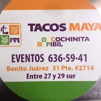 รูปภาพถ่ายที่ Tacos Maya โดย Aldo E. เมื่อ 3/20/2013