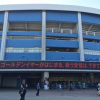 Photo taken at ZOZO Marine Stadium by りゅうちゃん 。. on 3/31/2015