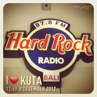 Photo taken at Hard Rock Radio 87.8FM by Riri D. on 12/8/2012