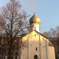 Photo taken at Церковь двенадцати апостолов на пропастех (XIV в) by Мария К. on 11/5/2018