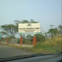 Photo taken at Taman Kenangan Lestari by Michael R. on 10/7/2012