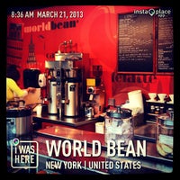 Photo taken at World Bean by Manny G. on 3/21/2013