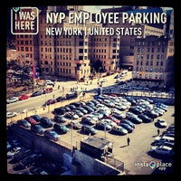 Photo taken at NYP Employee Parking by Manny G. on 3/13/2013