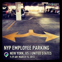 Photo taken at NYP Employee Parking by Manny G. on 3/15/2013