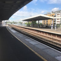 Photo taken at Greenwich DLR Station by Johannes D. on 5/18/2017