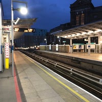 Photo taken at Greenwich DLR Station by Johannes D. on 4/16/2017