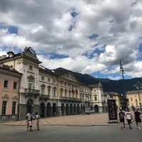 Photo taken at Piazza Chanoux by Alessandro O. on 8/18/2020