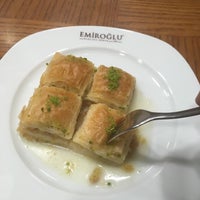 Photo taken at Emiroğlu Baklava by Deniz T. on 10/1/2016