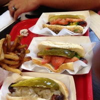 Photo taken at Hot Doug&amp;#39;s by Dave C. on 5/9/2013