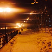 Photo taken at Теплое Озеро (каток и горка) by Kachusha S. on 2/26/2015