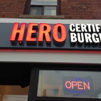 Photo taken at Hero Certified Burgers by Peter B. on 12/30/2012