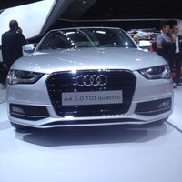 Photo taken at Stand Audi by Tim J. on 9/28/2012
