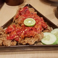 Photo taken at REMBOELAN Indonesian Soulfood by Lina J. on 7/8/2019