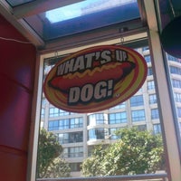 Photo taken at What&amp;#39;s Up Dog! by Sam S. on 4/15/2011