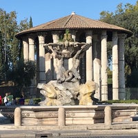 Photo taken at Fontana dei Tritoni (Bizzaccheri) by Ismail K. on 10/27/2019