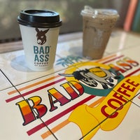 Photo taken at Bad Ass Coffee of Hawaii by Ella H. on 7/16/2022