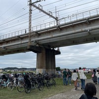 Photo taken at 京王相模原線 多摩川橋梁 by nyamn on 10/15/2022