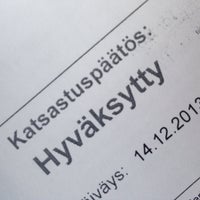 Photo taken at K1-Katsastajat | Herttoniemi by Juha A. on 12/14/2013