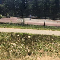 Photo taken at N Street Tennis Courts by Larry F. on 7/7/2018