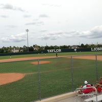 Photo taken at Alief Taylor High School Athletic Complex by Charlie W. on 7/14/2013