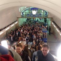 Photo taken at metro Admiralteyskaya by Тася on 5/9/2016