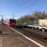 Photo taken at Ж/д платформа «Детскосельская» by Андрей D. on 4/30/2019