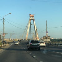 Photo taken at Октябрьский мост by Андрей D. on 7/26/2018