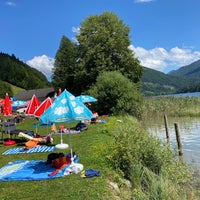 Photo taken at Seebad Lunz am See by Max on 7/29/2021