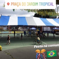Photo taken at Praça de Jardim Tropical by Henricke P. on 6/17/2018
